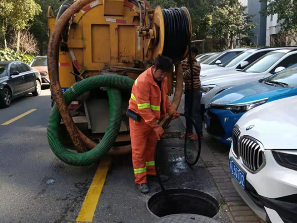 兰西排污管道清淤